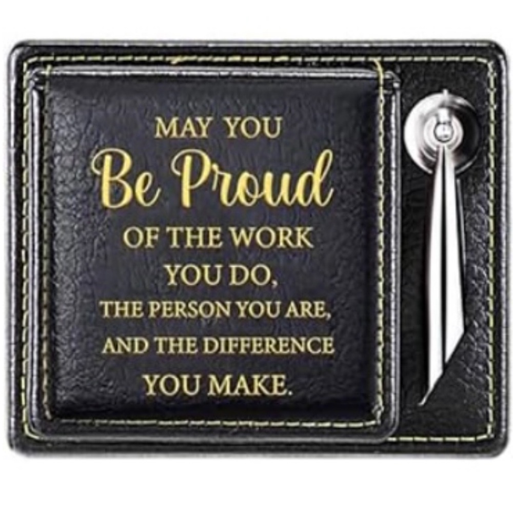 Teacher Inspirational Desk Organizer with Notepad & Pen Holder #4